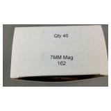 40 Rnds Reloaded 7mm RemMag 162g SP