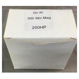 40 Rnds Reloaded 300 WinMag 200g HP