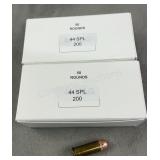 100 Rnds Reloaded 44 Special 200g FMJ FP