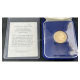 1975 Barbados One Hundred Dollar Gold Coin .0998 A