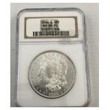 1880 S Morgan Silver Dollar .7734 ASW MS66 PL