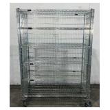 IRSG Rolling Metal Wire Cabinet