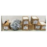 (9) Steel City 50ct 1/4" Galvanized Beam Clamps 3K
