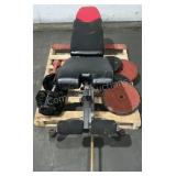 Bench, Weights & Dumbbells