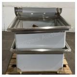 (2) Steelton Stainless Steel Sinks 522CS12424