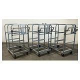 (3) Tote Pick Carts