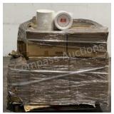 (15) 4ct  250pc  8/1/2" Pressboard Plates