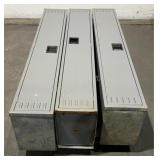 (3) Tennsco Metal Lockers