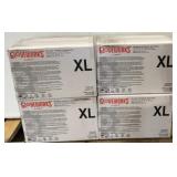 (4) Gloveworks 4000ct XL Nitrile Gloves GPNB48100