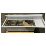 Advance Tabco 3-Bay Stainless Steel Sink FE-3-1515