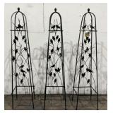 (3) OBELISK Decorative Garden Trellis