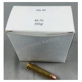 (40) Rnds Reloaded 45-70 GOV
