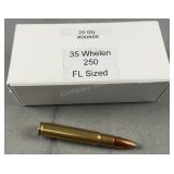 (20) Rnds Reloaded 35 Whelen Ammo