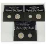 1936, 1943 & 1945 Silver Coins Sets