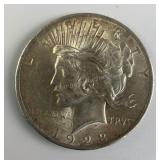 1923 Peace Silver Dollar .7734 ASW