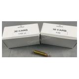 (100) Rnds Reloaded 30 Carbine 110g FMJ
