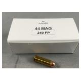 (50) Rnds Reloaded .44 Mag 240g FP