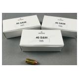 (150) Rnds Reloaded .40 S&W 165g FP