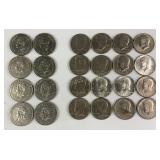(24) Assorted .1479 Silver & Non-Silver Coins