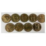 (9) One Dollar Liberty Coins
