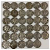 Assorted US Dimes & Mercury Dimes