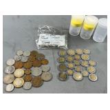 Assorted US & International Coins