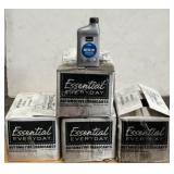 (4) Essential Everyday 12ct 1qt 5W-30 Motor Oil CP