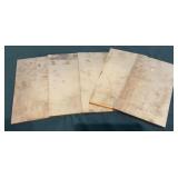 (5) 7Lb Copper Plates