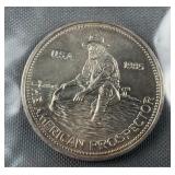 1985 1 Troy Ounce Engelhard American Prospector