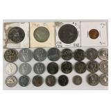 Assorted US & International Coins