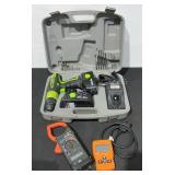 Drill, OBD Sensor & Clamp Meter