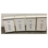 (4) Rolling Cabinets