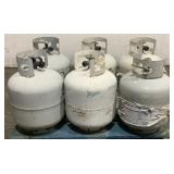 (6) 20LB Propane Tanks