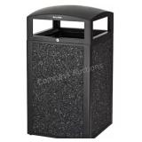 (4) Alpine 40 Gallon Trash Containers ALP471-40-GR