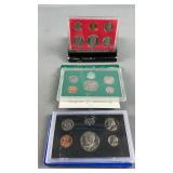 1980, 1972 & 1995 USA Proof Sets