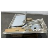 Regency L-Shaped Stainless Steel Prep Sink