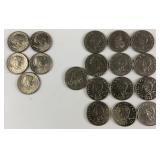 Assorted US & French Coins