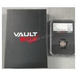 1860 .0217 ASW Silver "Trime" Coin Vault Box PF 62