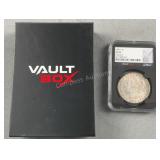 1883 Morgan Silver Dollar .7734 ASW Vault Box AU 5