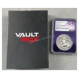 2026 Niue 1oz Silver Dollar Mermaid Vault Box MS 7