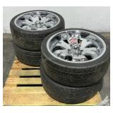 (4) Diablo 20" 5 Lug Wheels
