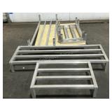 (5) Lockwood Assorted Aluminum Dunnage Racks