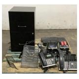 Office Phones, Filing Cabinet & More