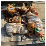 (6) Harrington 2 Ton x 20' Chain Hoists
