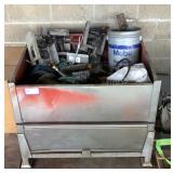 Crate of Pneumatic Motor Parts and Pump