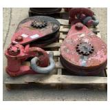 (2) McKissick 30 Ton x 1-1/8' Snatch Blocks