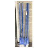 (4) Kraft Tool 56' x 3' HD Pry Bars Big John GG630