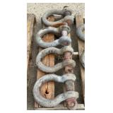 (4) Crosby 35 Ton Shackles