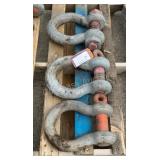 (3) Crosby 35 Ton Shackles