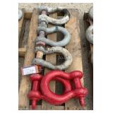 (5) Crosby 25 Ton Shackles